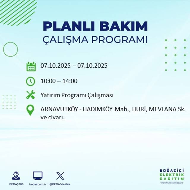 Bugün İstanbul karanlığa bürünecek! BEDAŞ açıkladı: 23 ilçede elektrikler kesilecek 25